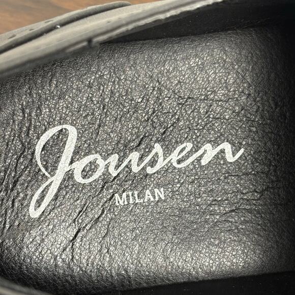 Jonsen Milan Men’s Size 9.5 Black Lace Up Cap Toe Formal Oxford Dress Shoes main image 8